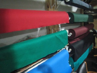 Pool table refelting, felt material colors, Minneapolis SOLO Pool Table Movers