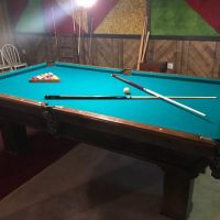 1940's Schaaf Manufacturing 8ft Pool Table