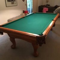 Pool Table And Light